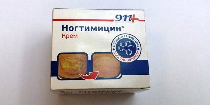 Krém Nogtimycín 911 v balení