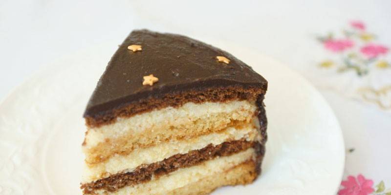 Bolo de leite de aveia com semolina e limão