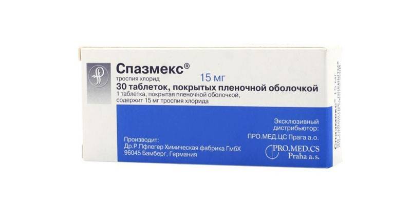 Spazmex таблетки
