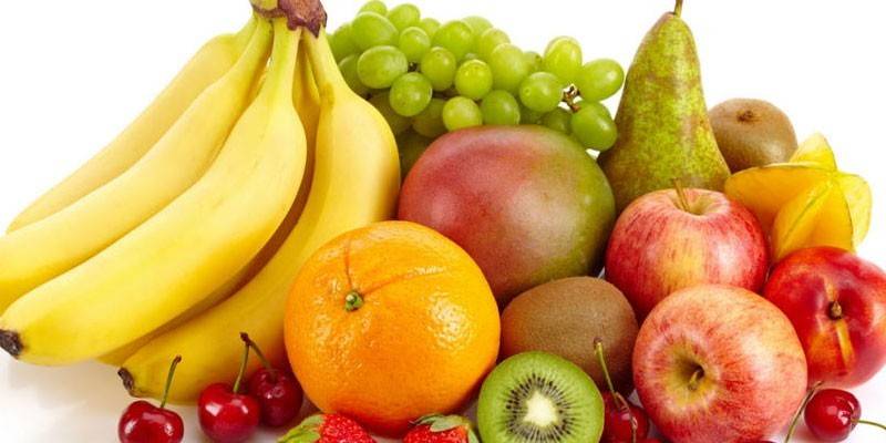 Conjunto de frutas