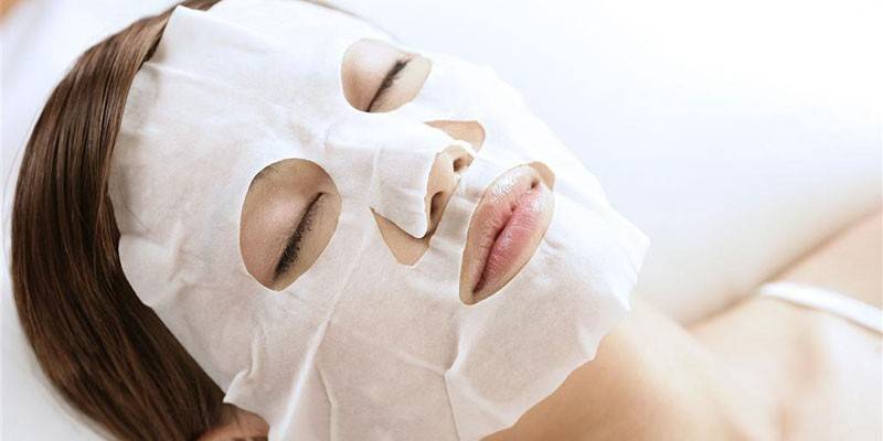 Máscara Facial de Tecido Hidratante