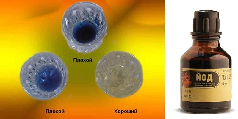 Stanovenie kvality pomocou jódu