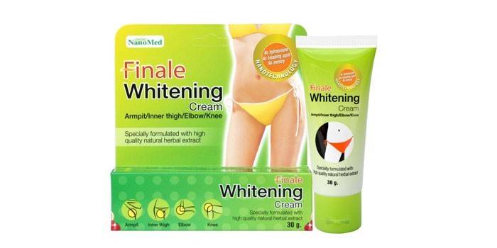 Crema blanqueadora fina