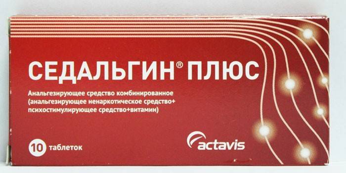 Tabletki Sedalgin Plus