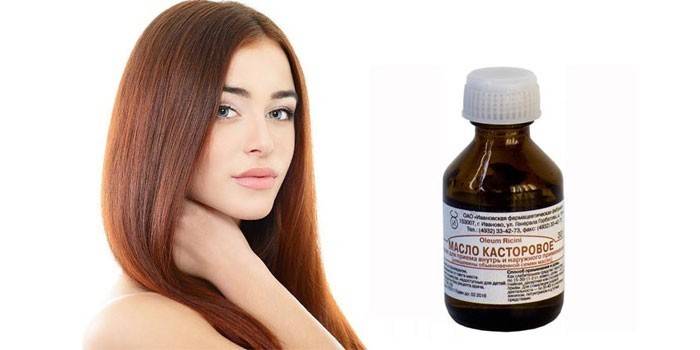 Aceite de ricino y una niña