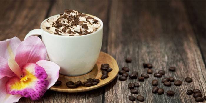 Café brasileiro com chocolate