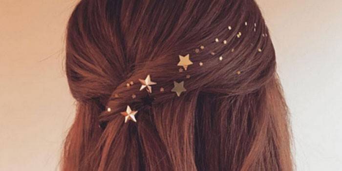 Jóias no cabelo