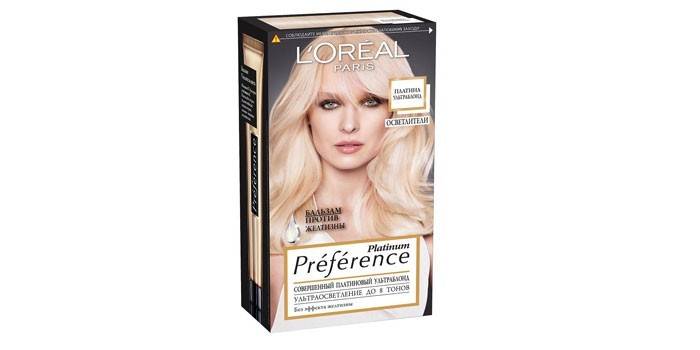 Platina de preferência LOreal