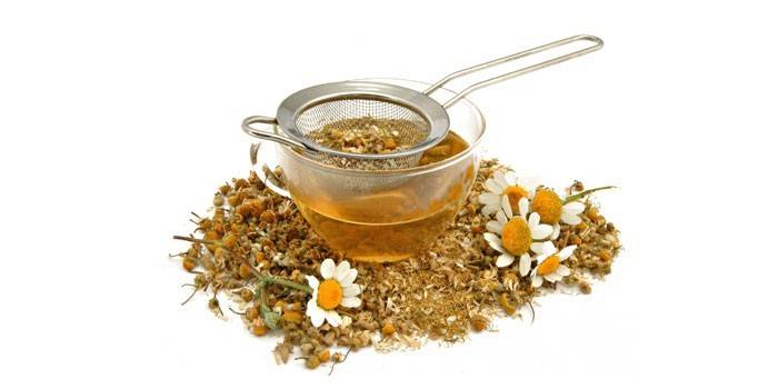 Infusión de manzanilla.