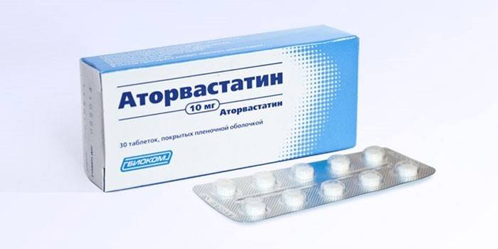 Comprimidos de atorvastatina