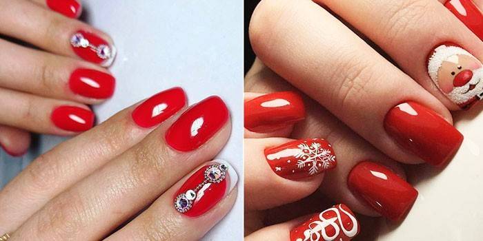 En rojo