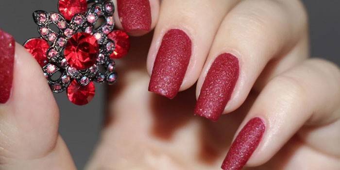 Manicura de arena