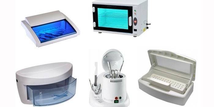 Variedades de esterilizadores.