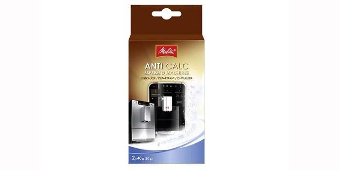 Oznacza Anti Kalk z Melitta