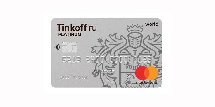 Platinová kreditná karta Tinkoff
