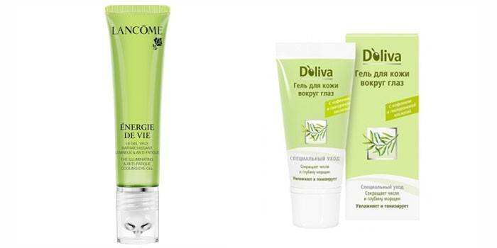 Geles de Lancome y Doliva