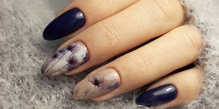 Unhas compridas ovais