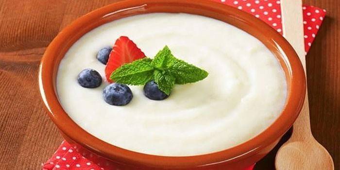 Mingau de semolina