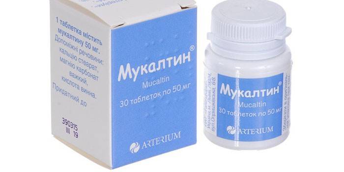 Pakowanie tabletek Mucaltin