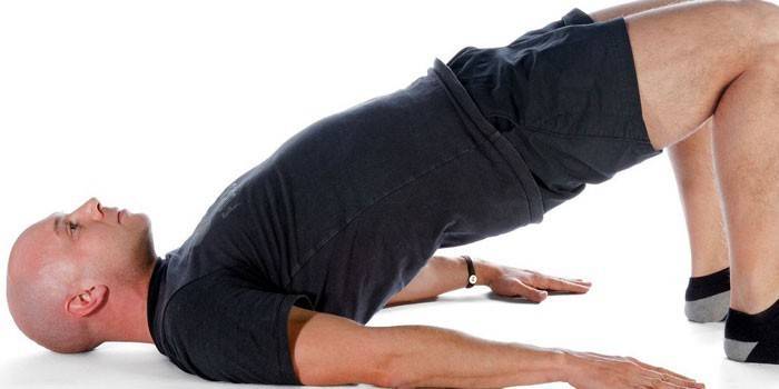 Exercício Buttock Bridge