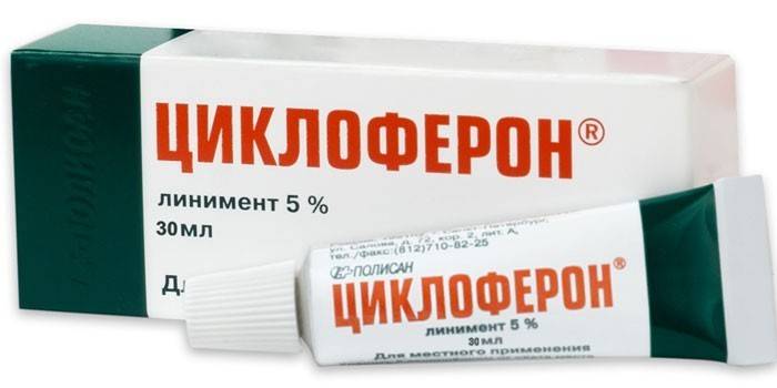 Maść Cycloferon w opakowaniu