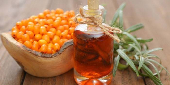 Aceite de espino amarillo