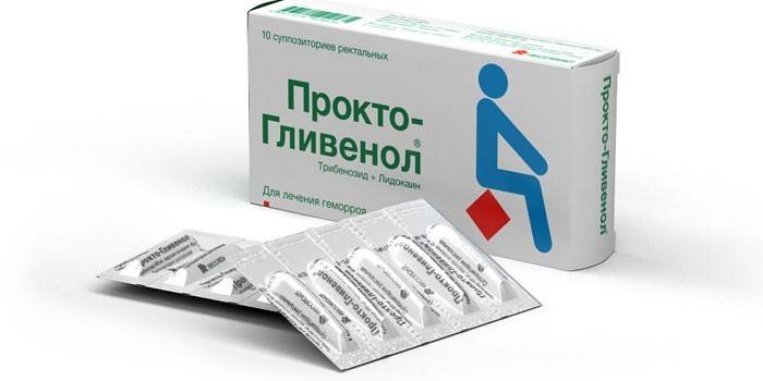 Rektálne čapíky Procto-glivenol