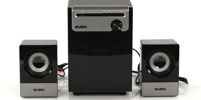 Sistema de Áudio com Subwoofer 2.1 Sven MS-110