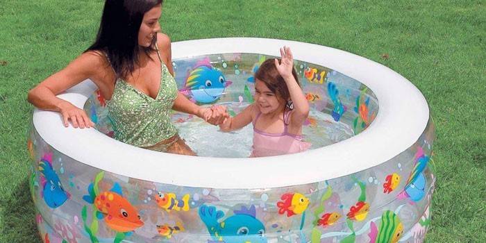 Nafukovací bazén Aquarium Pool Intex 58480 NP