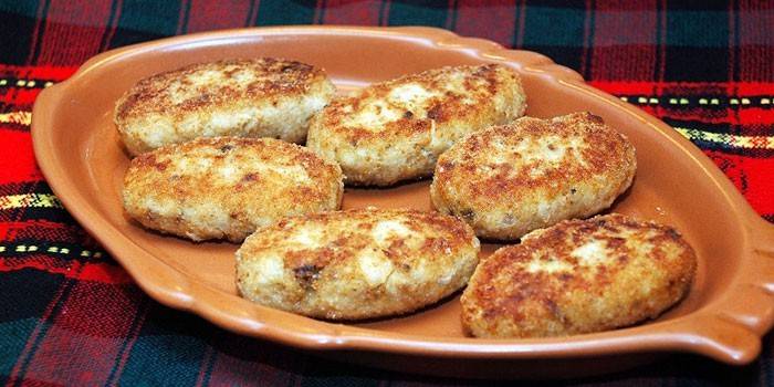 Chuletas de lucio listas para usar