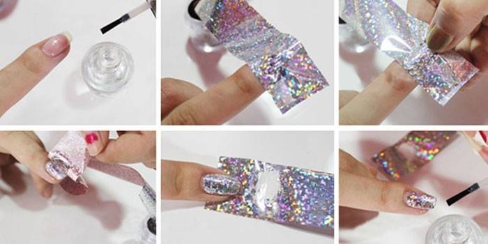 Thermofoil para design de unhas
