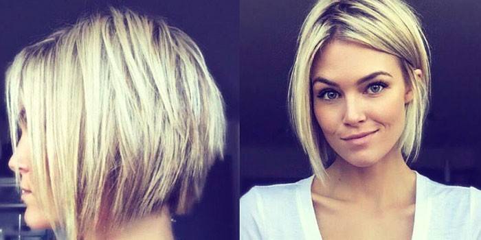 Corte de pelo graduado caret