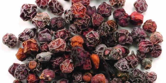 Bayas de Schisandra chinas secas