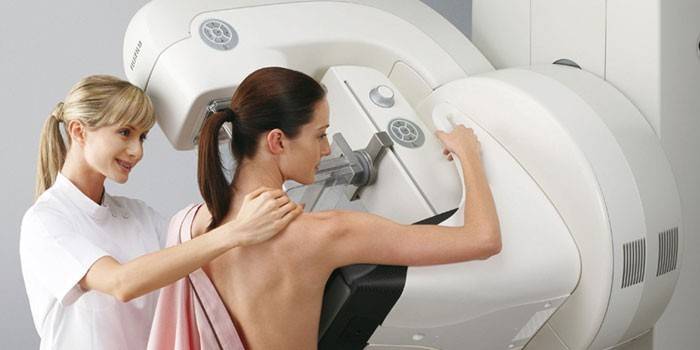 Procedimento de mamografia