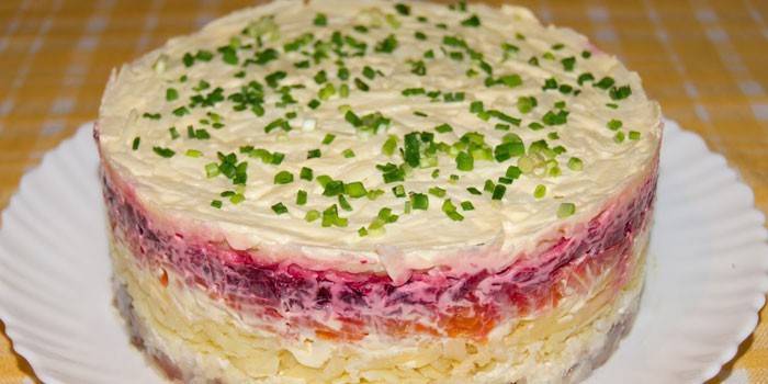 Ensalada de hojaldre