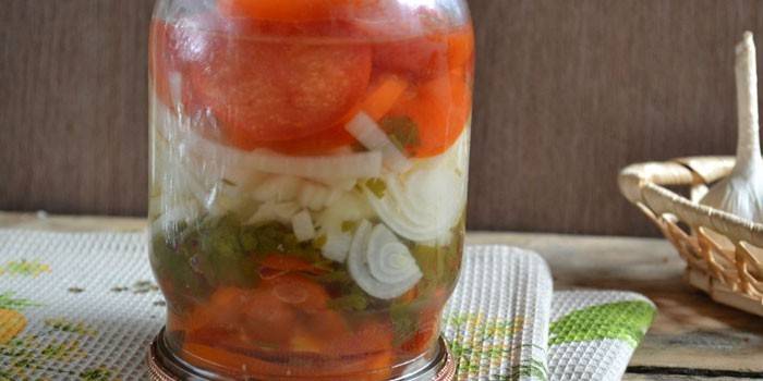 Ensalada de Cebolla y Tomate