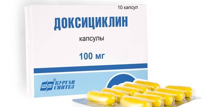 Doxycyklínové pilulky