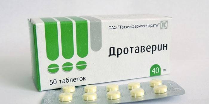 Tabletki Drotaverin w opakowaniu