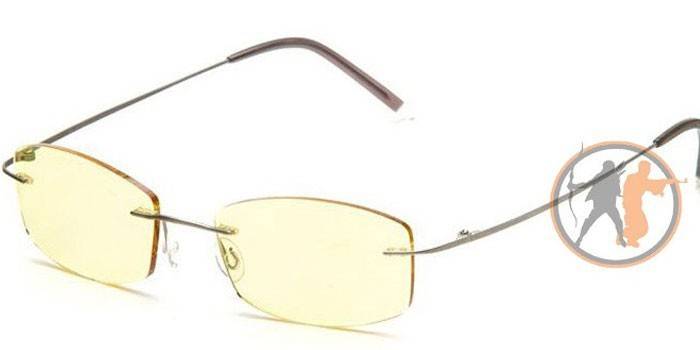 Okulary ochronne do komputera SP Okulary AF002 tytanowe