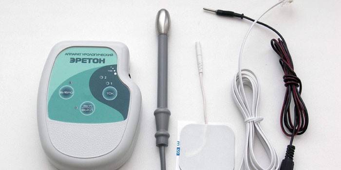 El dispositivo para el tratamiento de la prostatitis Ereton