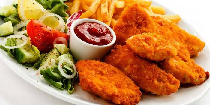 Nuggets de vegetales