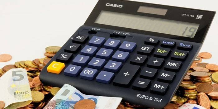 Calculadora y dinero