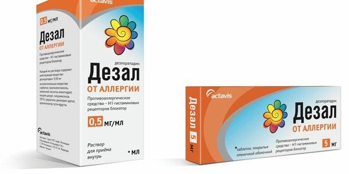 Tabletki do odsalania i syrop