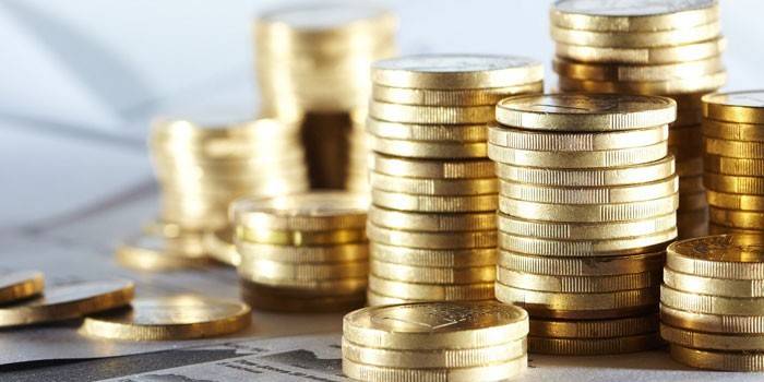 Columnas de monedas