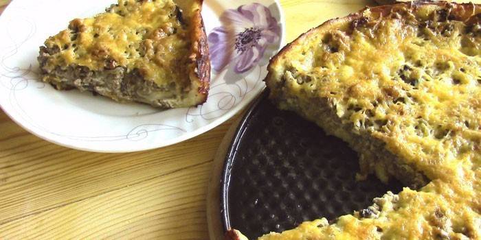 Quiche de champiñones