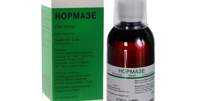 Xarope de Normase por embalagem