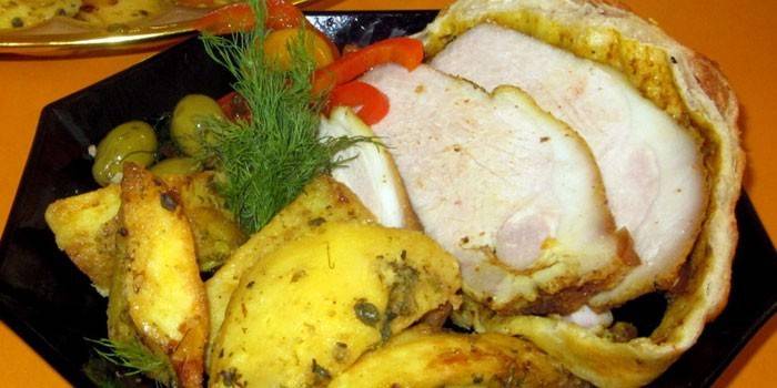 Cerdo al horno Cerdo al horno en hojaldre