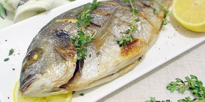 Pescado al horno