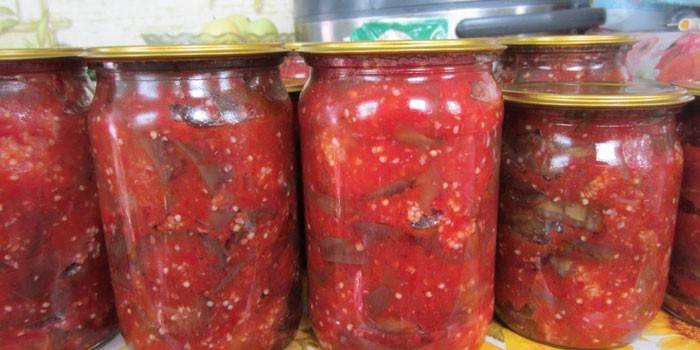 Lengua de suegra en tomate