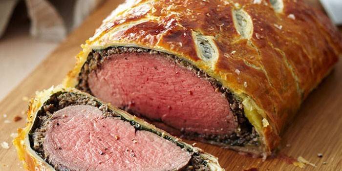 Carne de res Wellington